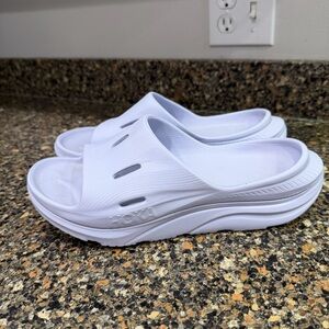 Hoka lite purple ora Slide Sandals ladies size 10